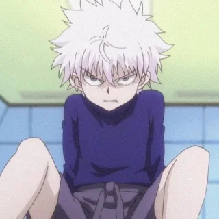 🌟 emoji Killua: help me Telegram sticker 13 of 37