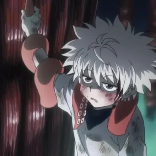 🌟 emoji Killua: help me Telegram sticker 19 of 37