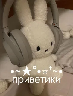 🌟 emoji Bunny's 🥡🎧 Telegram sticker 1 of 16