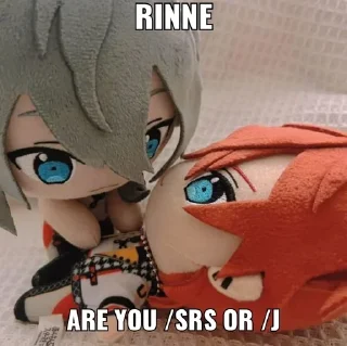 Sticker from rinne is sus🤔
