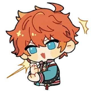 ✨ emoji ⋮ ⇉ subaru akehoshi ! ⌕ :: @ho Telegram sticker 16 of 65