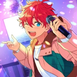 ✨ emoji ⋮ ⇉ subaru akehoshi ! ⌕ :: @ho Telegram sticker 14 of 65