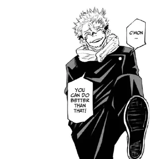 Sticker from Sukuna Manga @ShloY | @KorPh