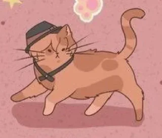 🐈 emoji <<Накахара Чуя. By @stikserai Telegram sticker 22 of 74
