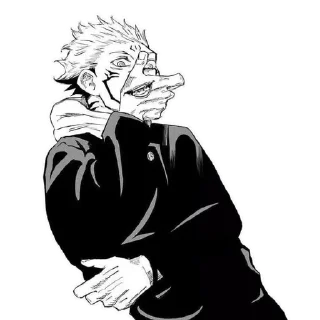 Sticker from Sukuna Manga @ShloY | @KorPh