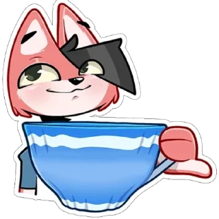 Sticker from Лис Рик (вк. без надписей)