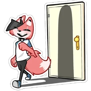 Sticker from Лис Рик (вк. без надписей)