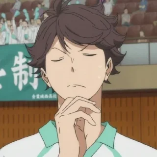 🤔 emoji Haikyuu! Telegram sticker 24 of 120