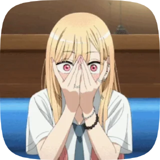 💗 emoji @zxc_voloda Marin Kitagava Telegram sticker 16 of 25