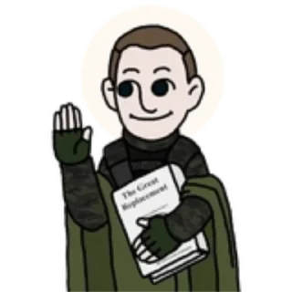 Sticker from Brenton Tarrant