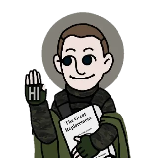 Sticker from Brenton Tarrant 1488