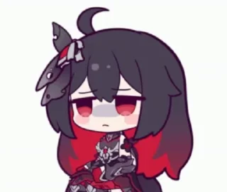 😪 emoji Honkai impact 3rd ( @X_3anax_C Telegram sticker 3 of 50