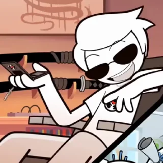 Sticker from Homestuck "Dave" :: @AG3NT_2D