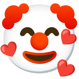 🌟 emoji Not a clown,but a whole circus Telegram sticker 12 of 120