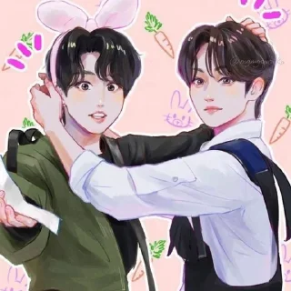 🖇️ emoji minsung art by @riiiminhoriginal Telegram sticker 3 of 30