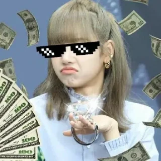💸 emoji BLACKPINK Telegram sticker 22 of 26
