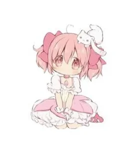 Sticker from madoka (･ω<)☆