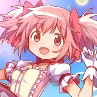 Sticker from madoka (･ω<)☆