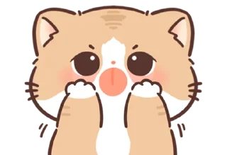 🐱 emoji ૮꒰ ｡っ -｡꒱ఎ   ⃝@mewsticks ⊹  ◜ ♡  𝅭 Telegram sticker 4 of 40