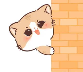 🐱 emoji ૮꒰ ｡っ -｡꒱ఎ   ⃝@mewsticks ⊹  ◜ ♡  𝅭 Telegram sticker 17 of 40
