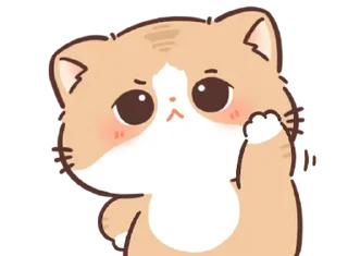 🐱 emoji ૮꒰ ｡っ -｡꒱ఎ   ⃝@mewsticks ⊹  ◜ ♡  𝅭 Telegram sticker 3 of 40