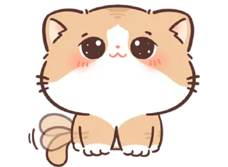 🐱 emoji ૮꒰ ｡っ -｡꒱ఎ   ⃝@mewsticks ⊹  ◜ ♡  𝅭 Telegram sticker 21 of 40
