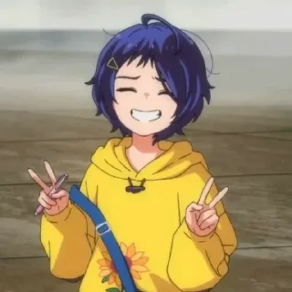 Sticker from Anime random @anime_stickerr