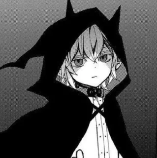 🫤 emoji ;;Mikaela Hyakuya Telegram sticker 9 of 19