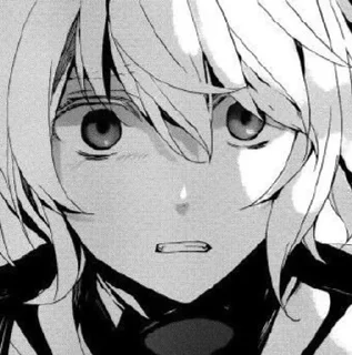 😟 emoji ;;Mikaela Hyakuya Telegram sticker 16 of 19