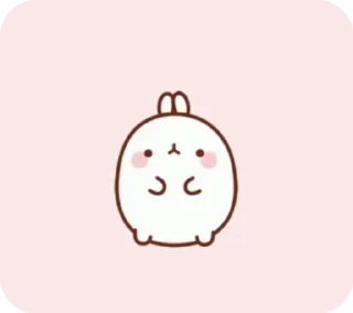 Sticker from bunny's cute