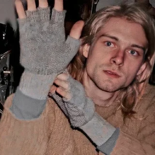 👋 emoji kurt cobain Telegram sticker 15 of 104