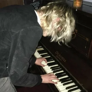 🥳 emoji kurt cobain Telegram sticker 2 of 104