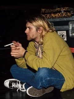 Sticker from Kurt Cobain