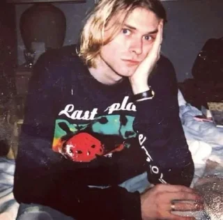 😑 emoji kurt cobain Telegram sticker 16 of 104