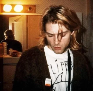 Sticker from Kurt Cobain