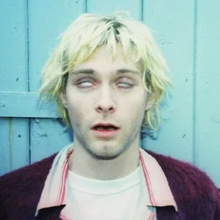 😳 emoji kurt cobain Telegram sticker 8 of 104