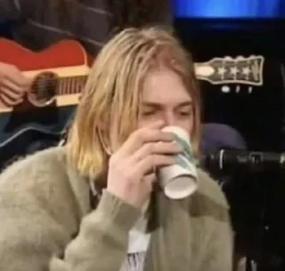 😶 emoji kurt cobain Telegram sticker 9 of 104