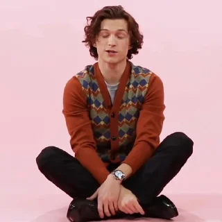 🤨 emoji Tom Holland is my husband, avengek Telegram sticker 18 of 120