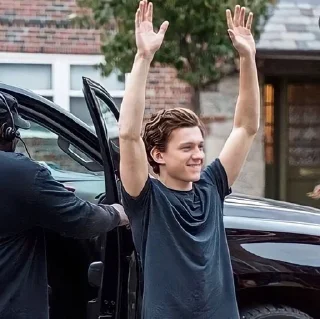 🙌 emoji Tom Holland is my husband, avengek Telegram sticker 5 of 120