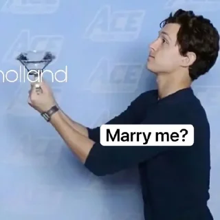 💍 emoji Tom Holland is my husband, avengek Telegram sticker 7 of 120
