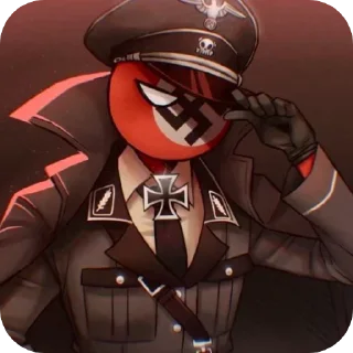 Sticker from Кантрихуманс ТРЕТИЙ РЕЙХ