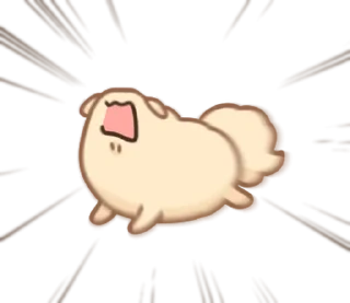 🐶 emoji ꒰  ྀི◞ ◟ ꒱  @mewsticks  ܀ ⊹ ˚ Telegram sticker 21 of 40