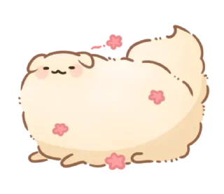 🐶 emoji ꒰  ྀི◞ ◟ ꒱  @mewsticks  ܀ ⊹ ˚ Telegram sticker 10 of 40