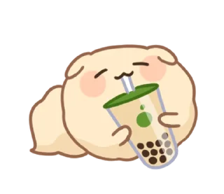 🐶 emoji ꒰  ྀི◞ ◟ ꒱  @mewsticks  ܀ ⊹ ˚ Telegram sticker 6 of 40