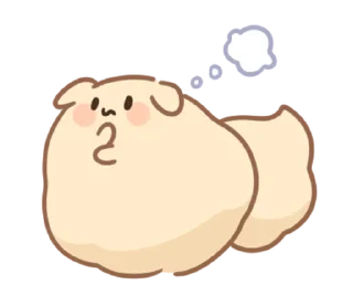 🐶 emoji ꒰  ྀི◞ ◟ ꒱  @mewsticks  ܀ ⊹ ˚ Telegram sticker 13 of 40