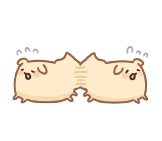 🐶 emoji ꒰  ྀི◞ ◟ ꒱  @mewsticks  ܀ ⊹ ˚ Telegram sticker 18 of 40