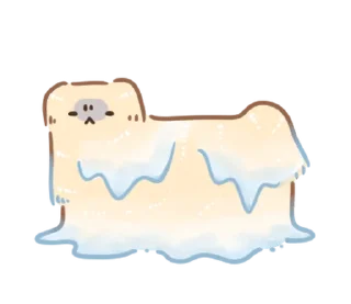 🐶 emoji ꒰  ྀི◞ ◟ ꒱  @mewsticks  ܀ ⊹ ˚ Telegram sticker 11 of 40