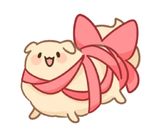 🐶 emoji ꒰  ྀི◞ ◟ ꒱  @mewsticks  ܀ ⊹ ˚ Telegram sticker 16 of 40