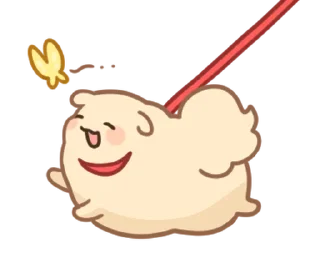 🐶 emoji ꒰  ྀི◞ ◟ ꒱  @mewsticks  ܀ ⊹ ˚ Telegram sticker 1 of 40