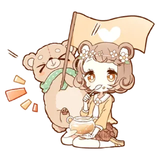 🏳️ emoji Милая-тян @tg_sticks Telegram sticker 21 of 32